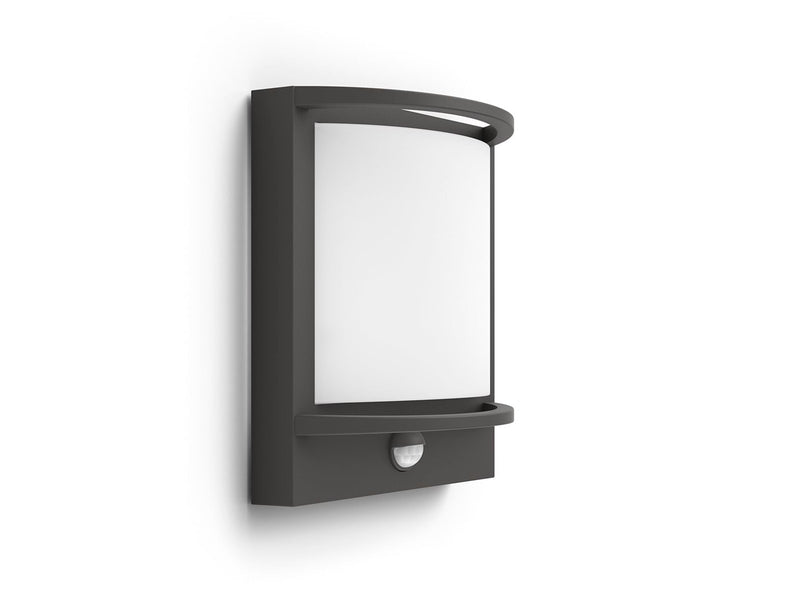 Philips Samondra außenwandleuchte mit sensor, LED 12W, anthrazit