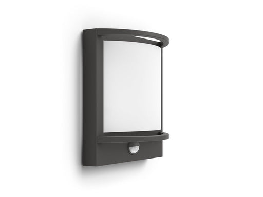 Philips Samondra außenwandleuchte mit sensor, LED 12W, anthrazit