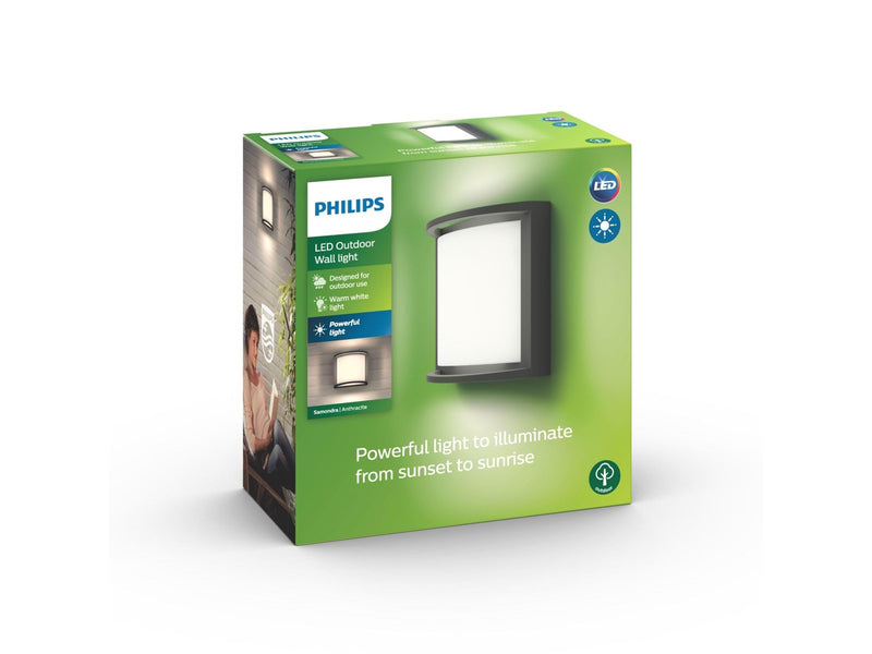 Philips Samondra wall lantern anthracite 1x12W