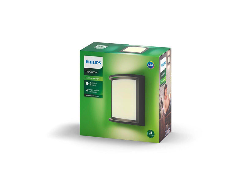 Philips Samondra wall lantern anthracite 1x12W