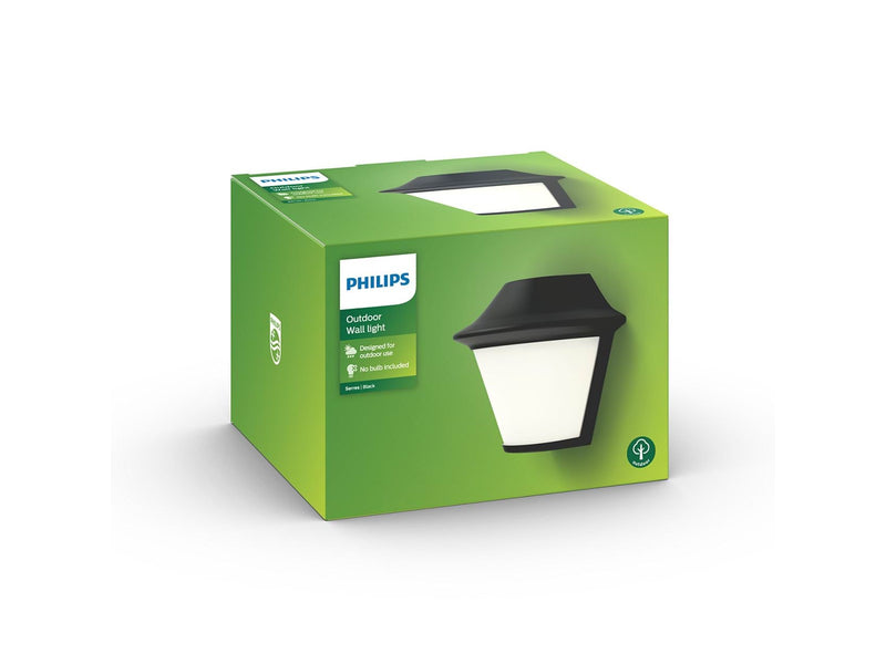 Philips Serres außenwandleuchte, schwarz