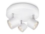 Philips Star spot, LED 3x16,5W, weiß