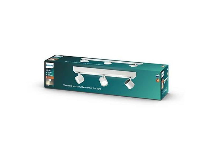 Philips Star spotschiene, LED 3x4,5W, weiß