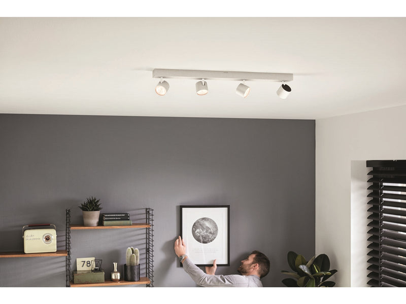 Philips Star spotschiene, LED 4x4,5W, weiß