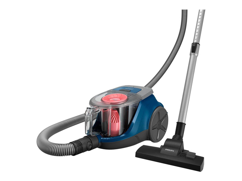 Philips Staubsauger 2000 Series XB2123 - vacuum cleaner - canister - dark blue/peach