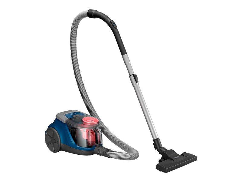 Philips Staubsauger 2000 Series XB2123 - vacuum cleaner - canister - dark blue/peach