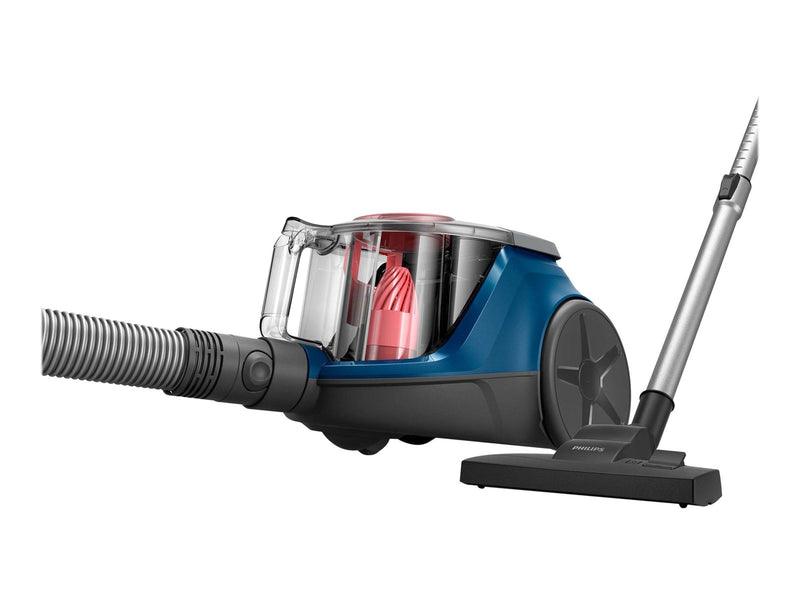 Philips Staubsauger 2000 Series XB2123 - vacuum cleaner - canister - dark blue/peach