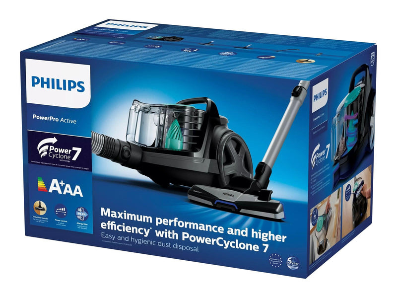 Philips Staubsauger 5000 Series FC9550 - vacuum cleaner - canister - deep black
