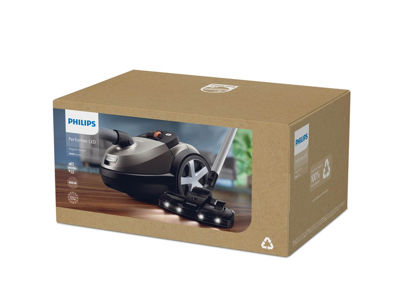 Philips Staubsauger XD8152 - vacuum cleaner - canister - shell grey