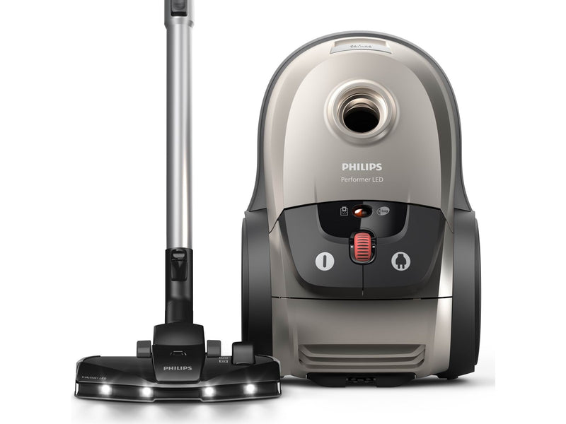 Philips Staubsauger XD8152 - vacuum cleaner - canister - shell grey