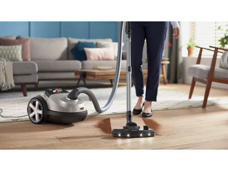 Philips Staubsauger XD8152 - vacuum cleaner - canister - shell grey