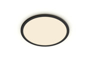 Philips Superslim CL550 Ceiling lamp Ø250 mm LED 15W 2700K SceneSwitch IP44, Black