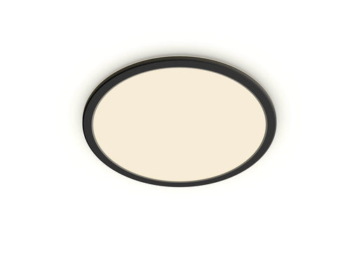 Philips Superslim CL550 Ceiling lamp Ø250 mm LED 15W 2700K SceneSwitch IP44, Black