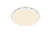 Philips Superslim CL550 Ceiling lamp Ø250 mm LED 15W 2700K SceneSwitch IP44, White