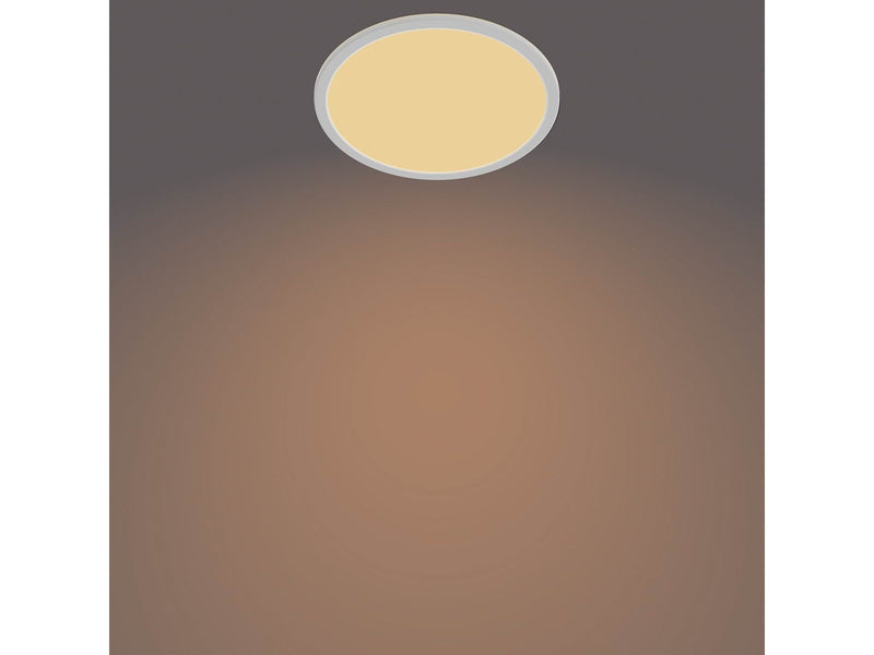 Philips Superslim CL550 Ceiling lamp Ø250 mm LED 15W 2700K SceneSwitch IP44, White