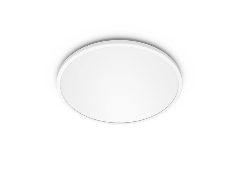Philips Superslim CL550 Ceiling lamp Ø300 mm LED 18W 2700K SceneSwitch IP20 White