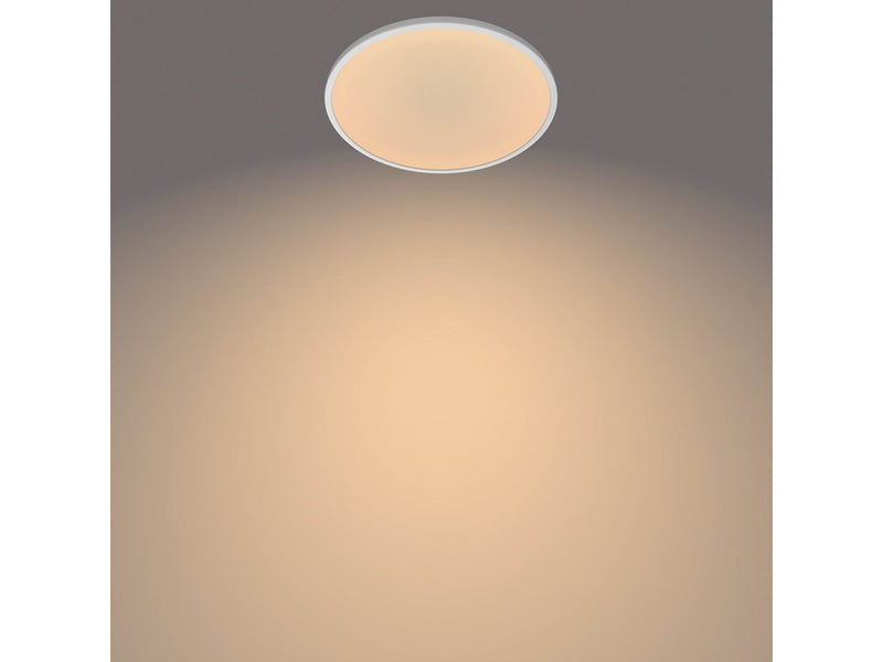 Philips Superslim CL550 Ceiling lamp Ø300 mm LED 18W 2700K SceneSwitch IP20 White