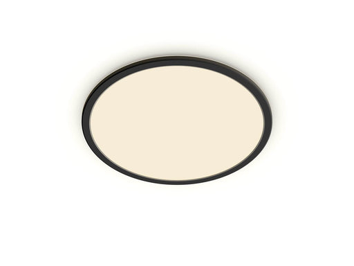 Philips Superslim CL550 Ceiling lamp Ø300 mm LED 18W 2700K SceneSwitch IP44, Black