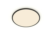 Philips Superslim CL550 Ceiling lamp Ø430 mm LED 22W 2700K SceneSwitch IP20, Black
