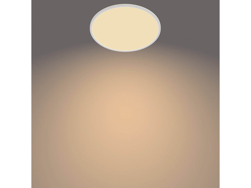 Philips Superslim CL550 Ceiling lamp Ø430 mm LED 22W 2700K SceneSwitch IP20 White