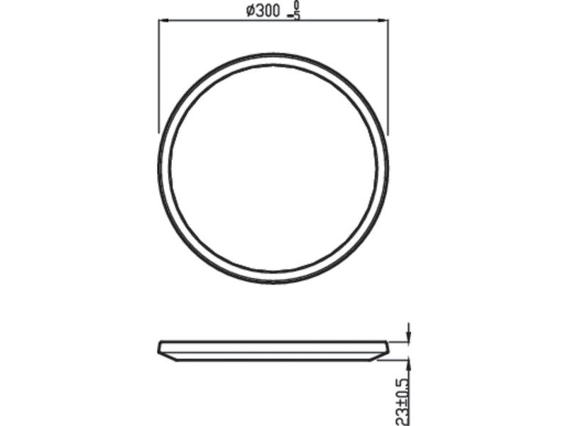 Philips Superslim CL550 SS RD 18W 27K W WVIP4406