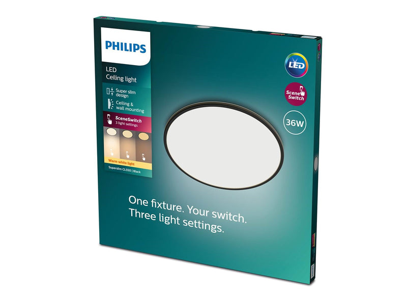Philips Superslim CL550 SS RD 36W 27K B WV 06