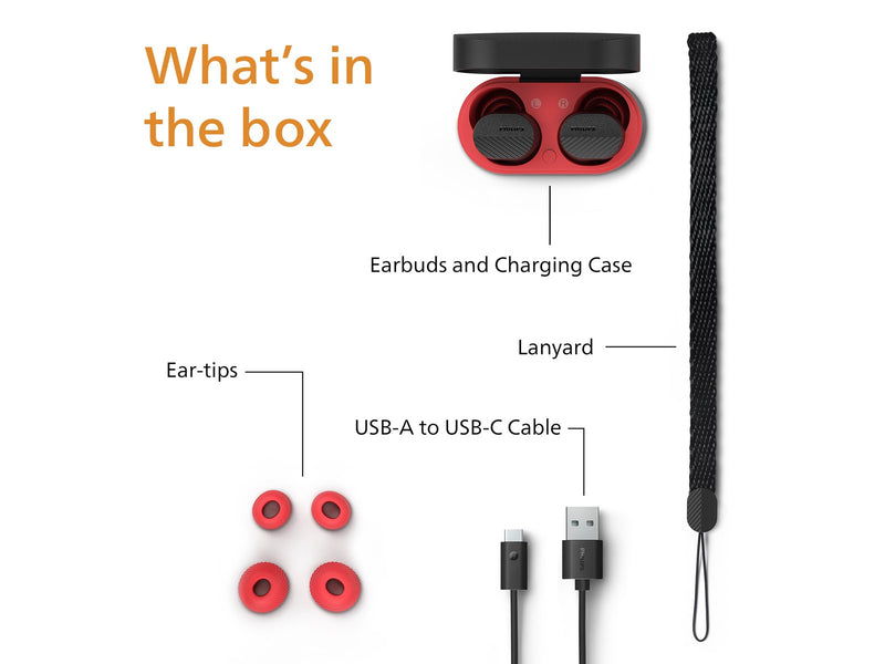 Philips TAA5508BK - true wireless earphones with mic