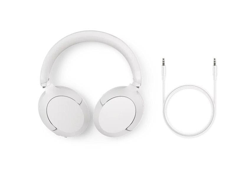 Philips TAH6000WT - headphones with mic - 3.5 mm jack USB-C