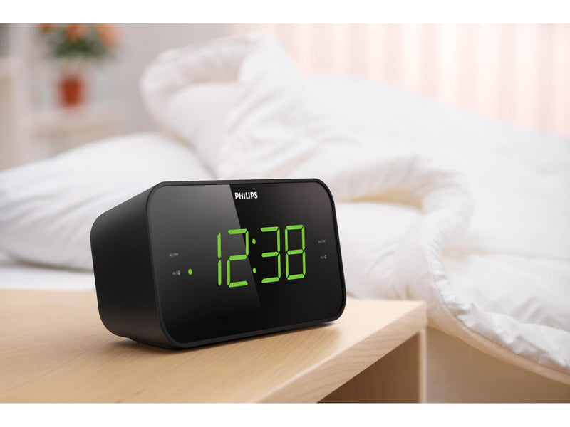 Philips TAR3306 - clock radio - FM - Mono - schwarz