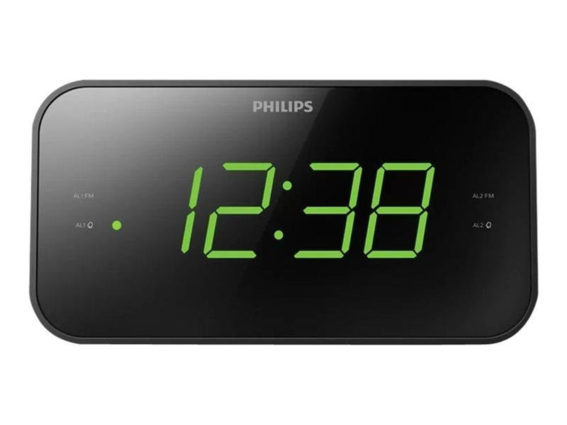 Philips TAR3306 - clock radio - FM - Mono - schwarz