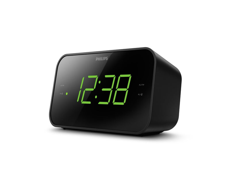 Philips TAR3306 - clock radio - FM - Mono - schwarz