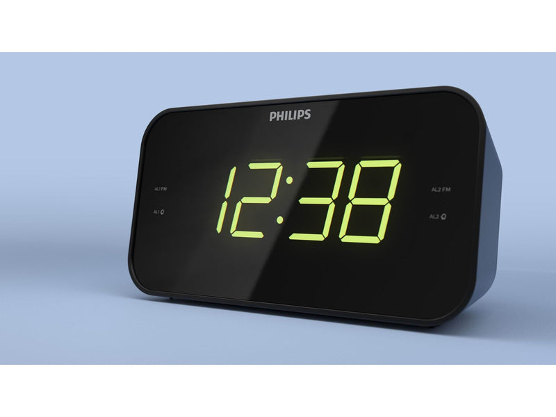 Philips TAR3306 - clock radio - FM - Mono - schwarz