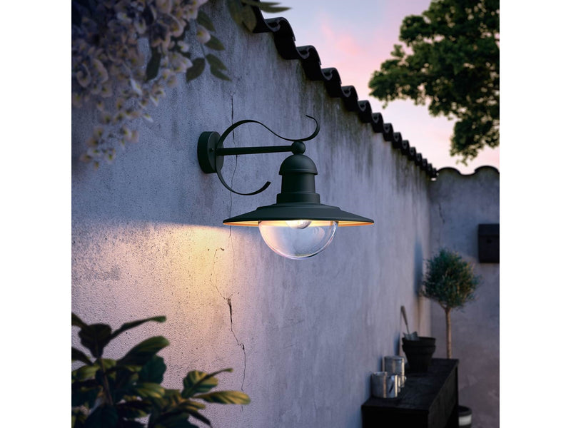 Philips Topiary wall lantern black 1x60W 230V