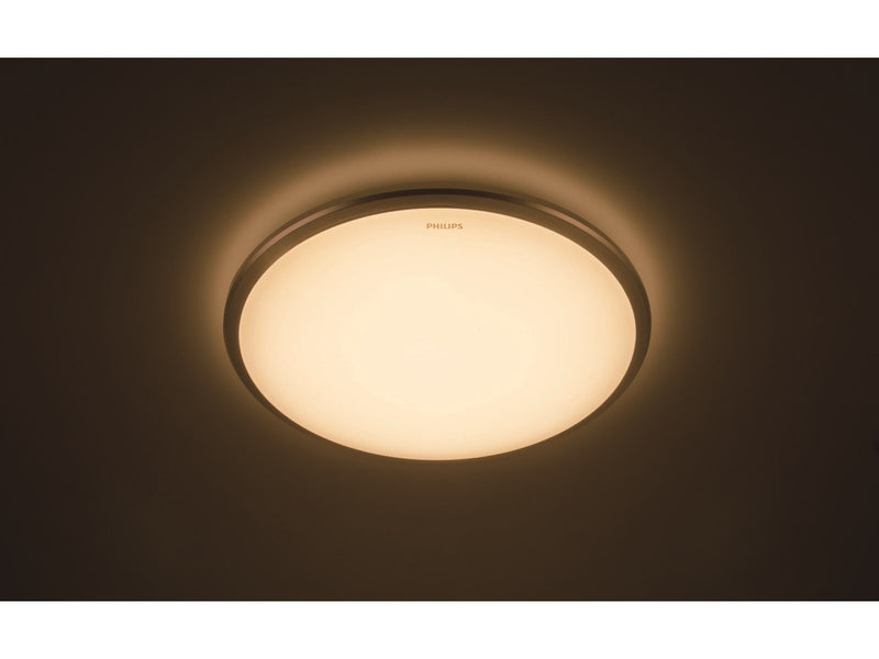 Philips Twirly Deckenleuchte Ø350 mm, LED 17W, 2700K, grau