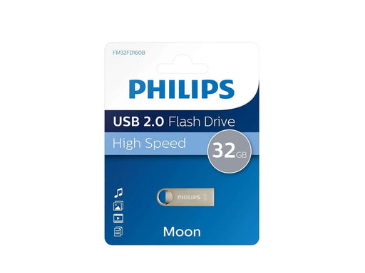 Philips USB Flash Drive 32GB - Moon edition 2.0 - Vintage silver - 32GB - USB-Stick
