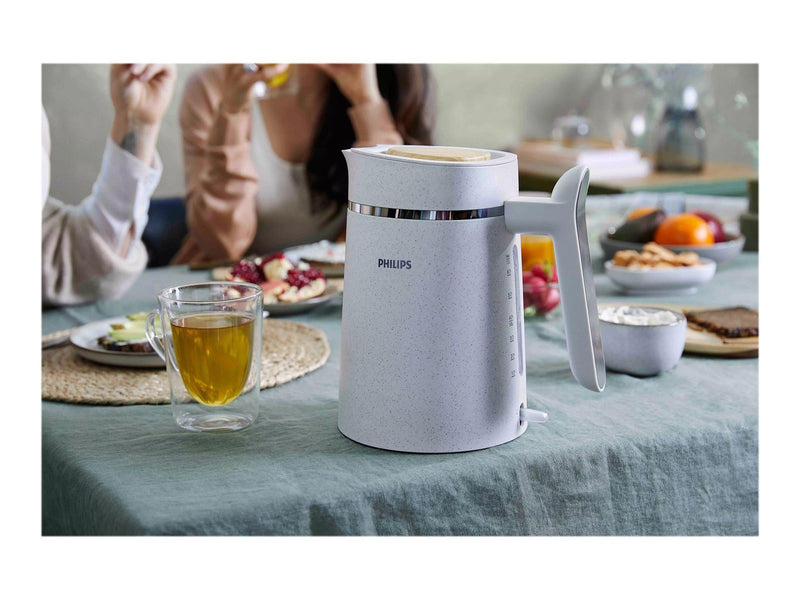 Philips Wasserkocher Series 5000 HD9365 Eco Conscious Edition - Silk White Matte - 2200 W