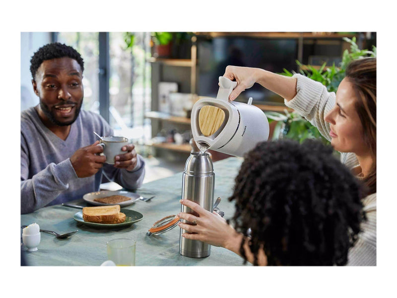 Philips Wasserkocher Series 5000 HD9365 Eco Conscious Edition - Silk White Matte - 2200 W