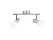 Philips burlap bar/tube nickel 2x40W 230V