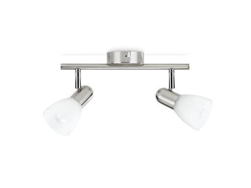 Philips burlap bar/tube nickel 2x40W 230V