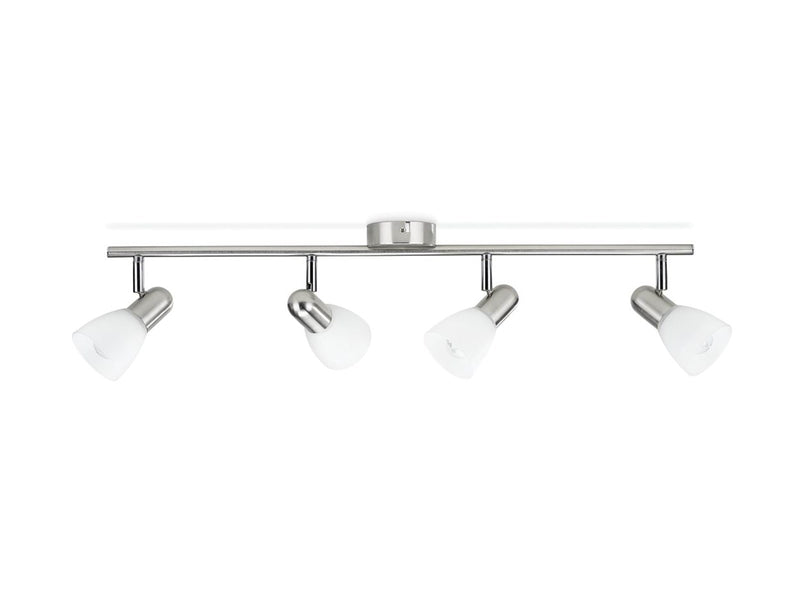 Philips burlap bar/tube nickel 4x40W 230V