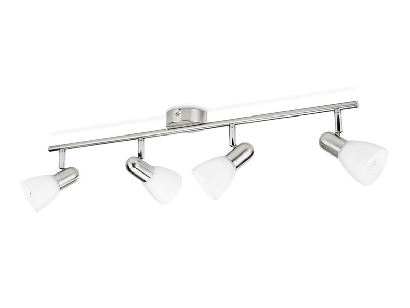 Philips burlap bar/tube nickel 4x40W 230V