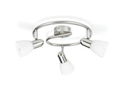 Philips burlap plate/spiral nickel 3x40W 230V