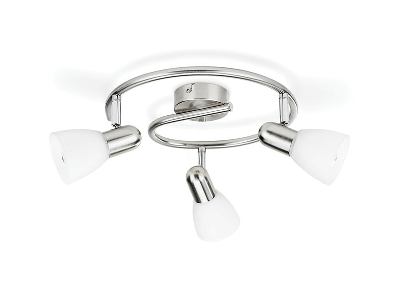 Philips burlap plate/spiral nickel 3x40W 230V