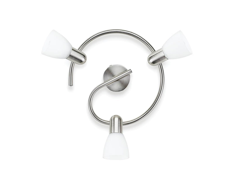 Philips burlap plate/spiral nickel 3x40W 230V