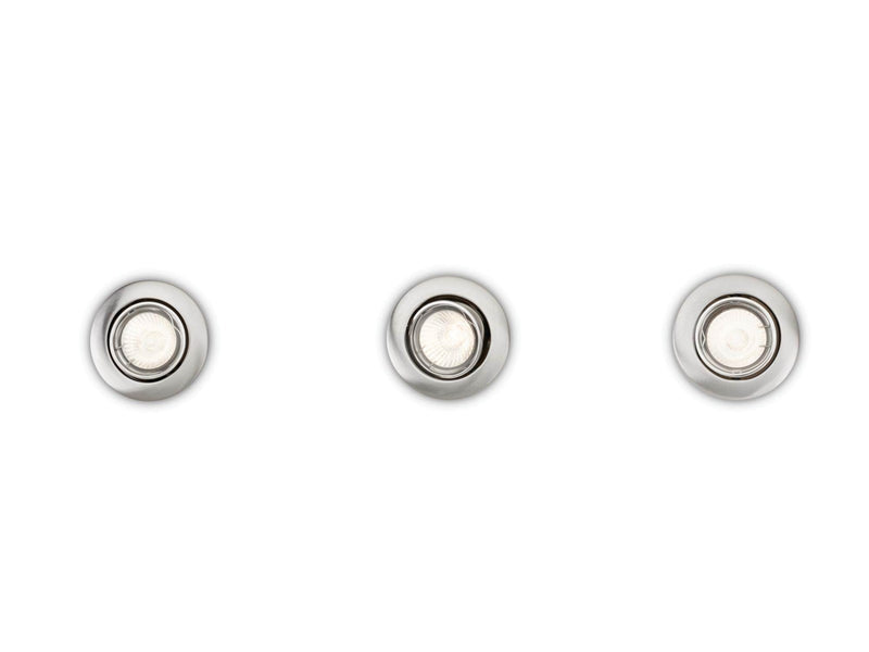 Philips enif recessed nickel 3x50W 230V