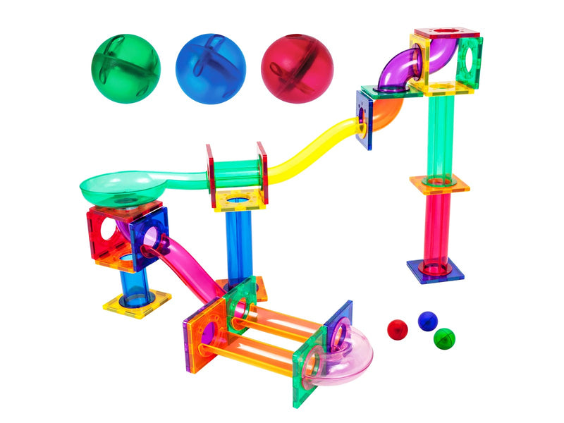 PicassoTiles 50-teiliges Murmelbahn-Set