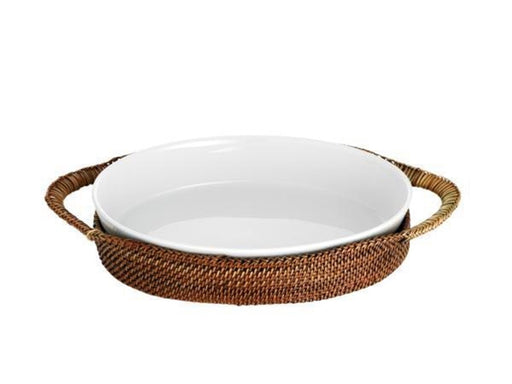 Pillivuyt Basket oval 31 x 23 cm Light/Dark brown Nito wicker
