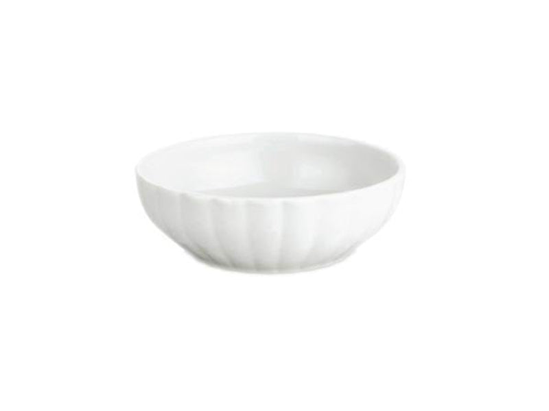 Pillivuyt Bowl wide fluted 40 cl Serie Originale 14 cm White