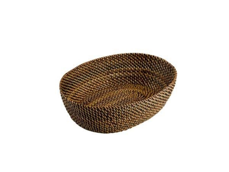 Pillivuyt Bread basket oval 20 x 15 cm Light/Dark brown Nito wicker