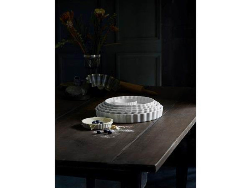 Pillivuyt Pie dish no. 2 - 13.5 x 2.5 cm - White